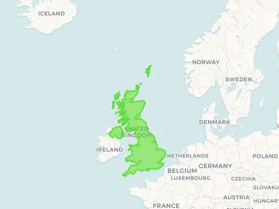 True size of countries map comparison